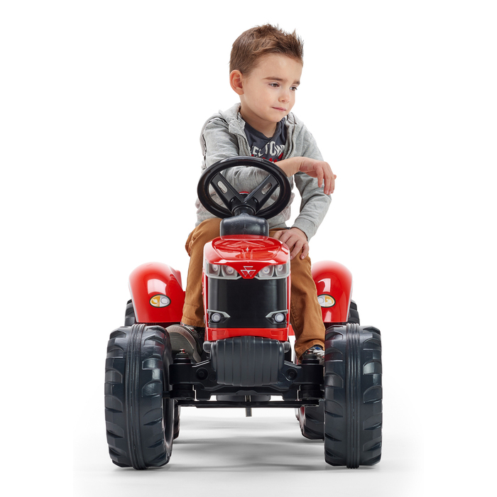 Traktor Massey Ferguson m/släp Röd Falk